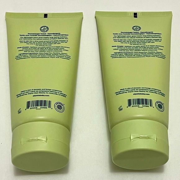 Pipette Fragrance Free Baby Lotion 6.7 oz each lot of 2 - New & Sealed - Picture 2 of 4